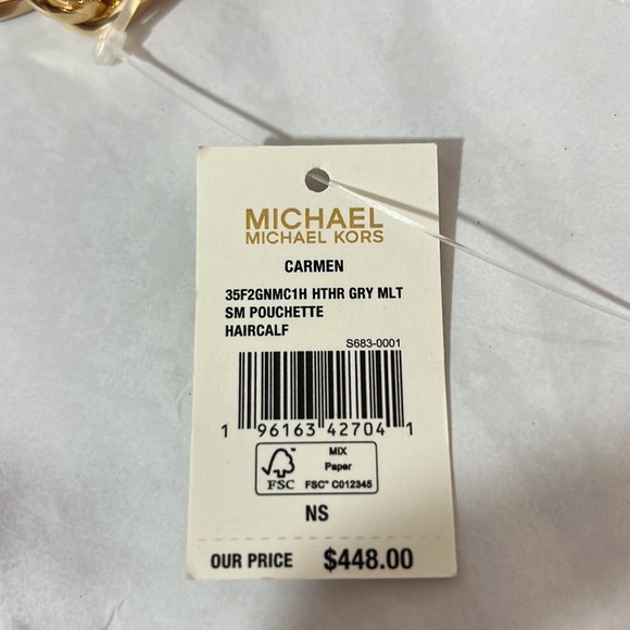 NWT Michael Kors Carmen Small Pouchette - Picture 5 of 5